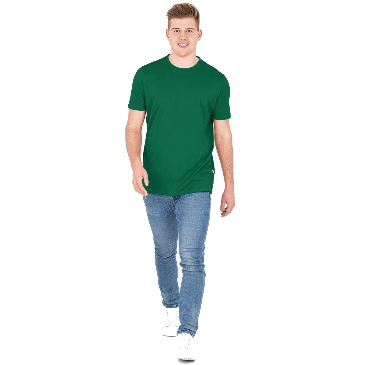 JAKO Freizeit Tshirt Doubletex (Polyester/Baumwolle) Grün Herren 5 JAKO Freizeit Tshirt Doubletex (Polyester/Baumwolle) Grün Herren – Bild 5