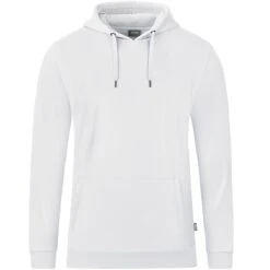 JAKO Freizeit Kapuzenpullover Hoodie Organic (Bio-Baumwolle) Weiss Herren