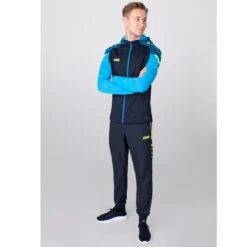 JAKO Präsentationshose Allround (Polyester, Beinabschluss Mit Ripp) Lang Marineblau/gelb Herren -Tennis Meister JAKO Praesentationshose Allround 6589 904 6 1200x1200 1