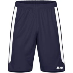 JAKO Sporthose Power (Polyester-Interlock, Elastisch, Schnelltrocknend) Kurz Marineblau Kinder