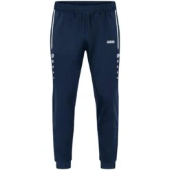 JAKO Trainingshose Allround (100% Polyester) Lang Marineblau Kinder