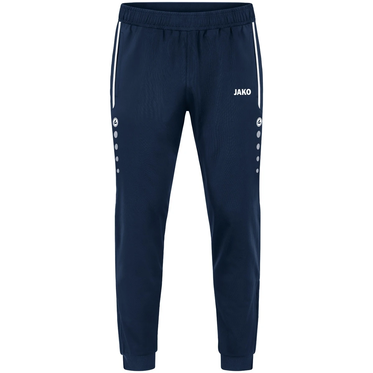 JAKO Trainingshose Allround (100% Polyester) Lang Marineblau Kinder 1 JAKO Trainingshose Allround (100% Polyester) Lang Marineblau Kinder