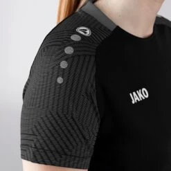 JAKO Sport-Shirt Performance (modern, Atmungsaktiv, Schnelltrocknend) Schwarz/anthrazitgrau Damen -Tennis Meister JAKO Tshirt Performance Damen 6122 804 3 1080x1080 1