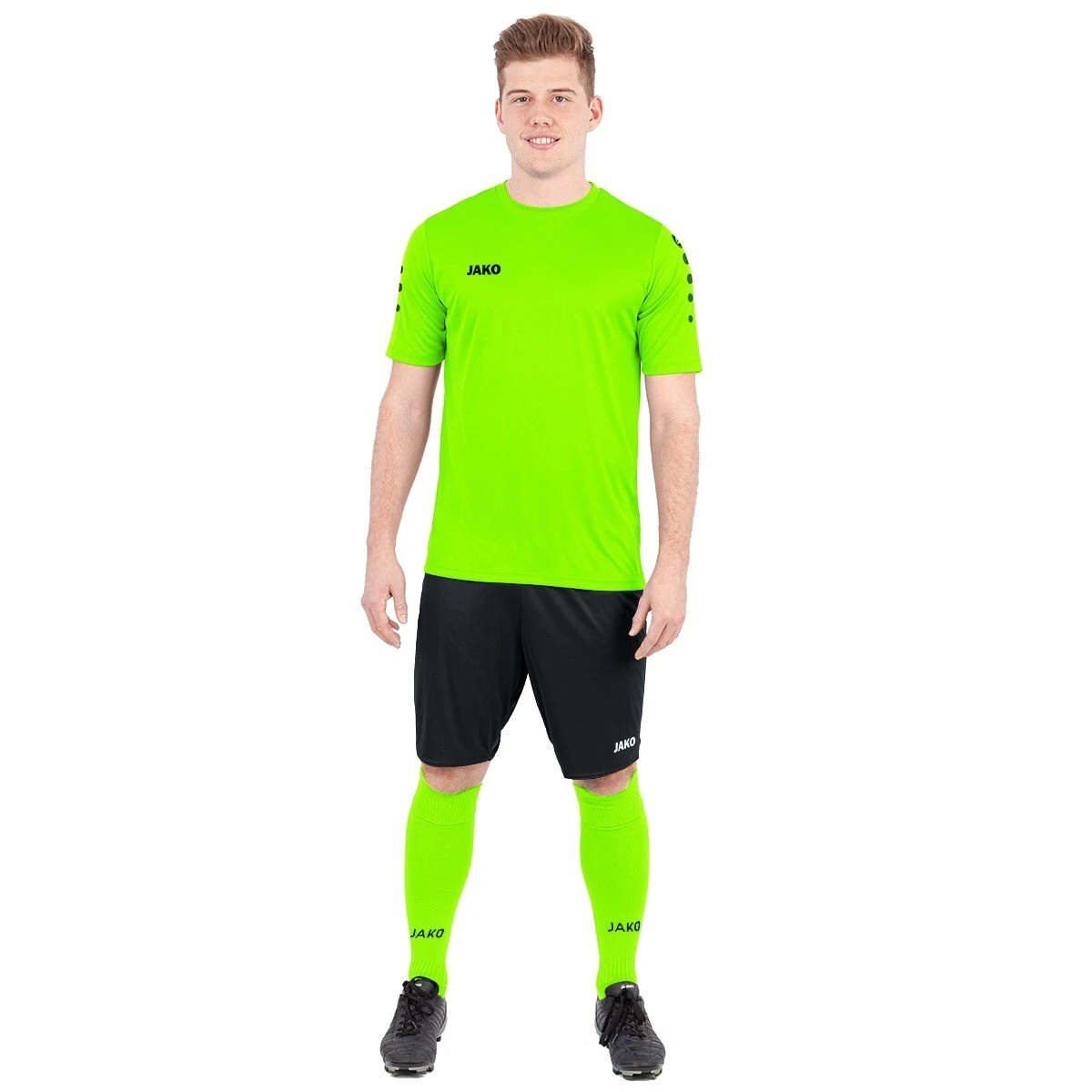 JAKO Sport-Tshirt Trikot Team Kurzarm (100% Polyester) Neongrün Herren 5 JAKO Sport-Tshirt Trikot Team Kurzarm (100% Polyester) Neongrün Herren – Bild 5