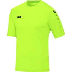 JAKO Sport-Tshirt Trikot Team Kurzarm (100% Polyester) Neongrün Herren 13 JAKO Sport-Tshirt Trikot Team Kurzarm (100% Polyester) Neongrün Herren -Tennis Meister JAKO Tshirt Team 4233 25 6 1200x1200 1