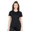 JAKO Sport-Shirt Challenge - Polyester-Stretch-Jersey - Schwarz/weiss Damen
