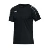 JAKO Sport-Tshirt Classico (100% Polyester-Jacquard) Schwarz Jungen
