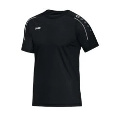JAKO Sport-Tshirt Classico (100% Polyester-Jacquard) Schwarz Jungen