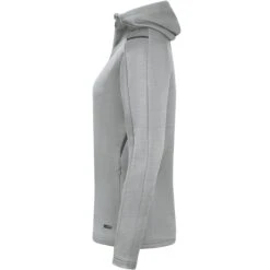 JAKO Freizeitanzug Challenge Mit Kapuze (Jacke Und Hose, Sportiver Schnitt) Hellgrau Damen -Tennis Meister Jako Freizeitanzug Challenge Damen M9521 521 8 1200x1200 1