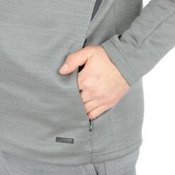 JAKO Freizeitanzug Challenge Mit Kapuze (Jacke Und Hose, Sportiver Schnitt) Hellgrau Herren -Tennis Meister Jako Freizeitanzug Challenge Herren M9521 521 5 1200x1200 1