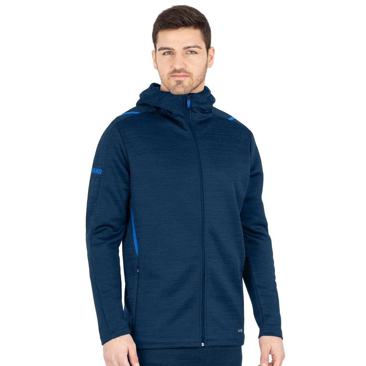 JAKO Freizeitjacke Challenge Mit Kapuze (100% Polyester) Dunkelblau/royal Herren 1 JAKO Freizeitjacke Challenge Mit Kapuze (100% Polyester) Dunkelblau/royal Herren