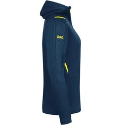 JAKO Freizeitjacke Challenge Mit Kapuze (100% Polyester) Dunkelblau/gelb Damen -Tennis Meister Jako Freizeitjacke Challenge Damen 9821 512 9 1200x1200 1