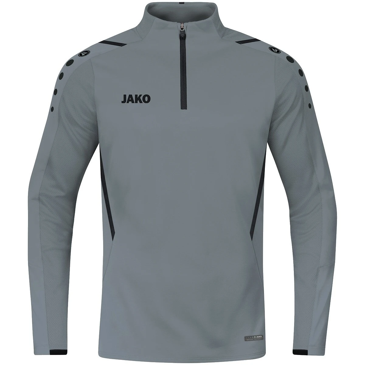 JAKO Langarmshirt Ziptop Challenge - Fleece-Innenseite, Zip-Reissverschluss - Grau Herren 7 JAKO Langarmshirt Ziptop Challenge - Fleece-Innenseite, Zip-Reissverschluss - Grau Herren – Bild 7