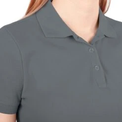 JAKO Freizeit-Polo Organic Pique (Bio-Baumwolle, 200g/m2) Dunkelgrau Damen -Tennis Meister Jako Polo Organic Damen C6320 840 3 1200x1200 1