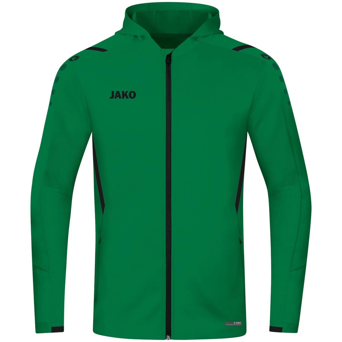 JAKO Trainingsjacke Challenge Mit Kapuze Grün Herren 7 JAKO Trainingsjacke Challenge Mit Kapuze Grün Herren – Bild 7