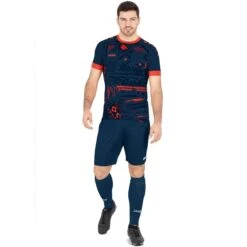 JAKO Sport-Tshirt (Trikot) Tropicana Navy/flame Herren -Tennis Meister Jako Trikot Tropicana 4221 932 3 1200x1200 1