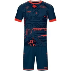 JAKO Sport-Tshirt (Trikot) Tropicana Navy/flame Herren -Tennis Meister Jako Trikot Tropicana 4221 932 9 1200x1200 1