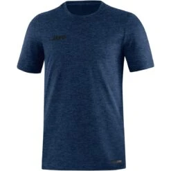 JAKO Sport/Freizeit Tshirt Premium Basics (Polyester-Stretch-Jersey) Dunkelblau Meliert Herren
