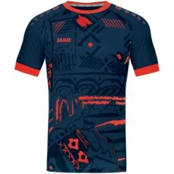 JAKO Sport-Tshirt (Trikot) Tropicana Navy/flame Herren -Tennis Meister Jako Tshirt Tropicana 4211 932 1200x1200 1