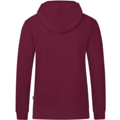 JAKO Kapuzenjacke Organic (Bio-Baumwolle) Weinrot Herren -Tennis Meister Jako kapuzenjacke organic C6820 130 8 1200x1200 1