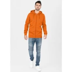 JAKO Kapuzenjacke Organic (Bio-Baumwolle) Orange Herren -Tennis Meister Jako kapuzenjacke organic C6820 360 4 1200x1200 1