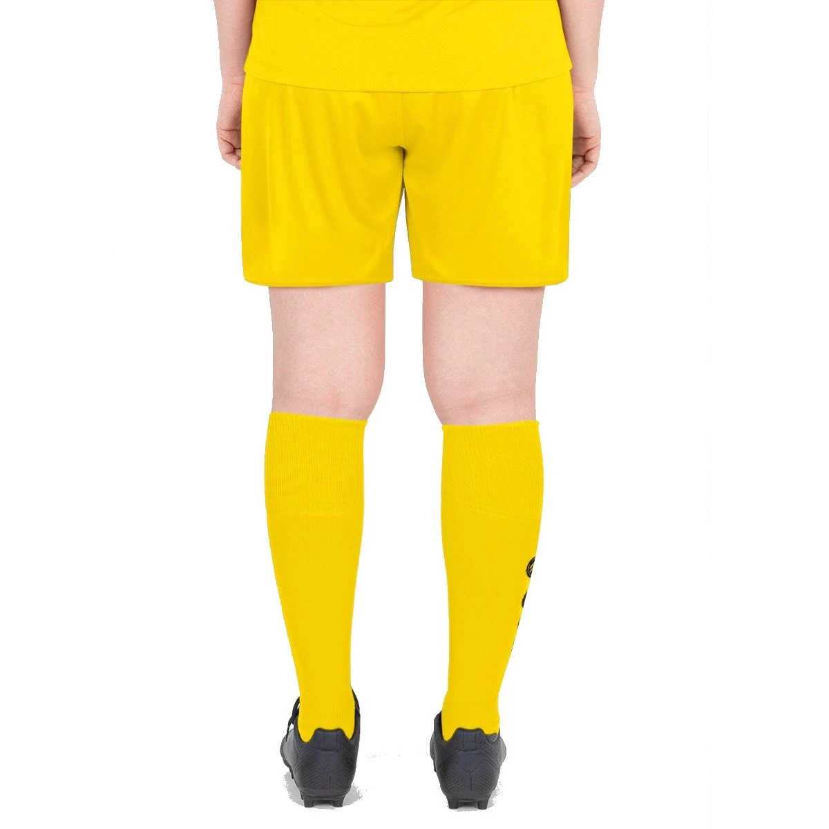 JAKO Sporthose Short Challenge (Polyester-Interlock, Ohne Innenslip) Kurz Gelb Damen 2 JAKO Sporthose Short Challenge (Polyester-Interlock, Ohne Innenslip) Kurz Gelb Damen – Bild 2