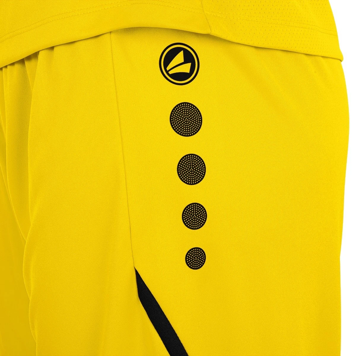JAKO Sporthose Short Challenge (Polyester-Interlock, Ohne Innenslip) Kurz Gelb Damen 4 JAKO Sporthose Short Challenge (Polyester-Interlock, Ohne Innenslip) Kurz Gelb Damen – Bild 4