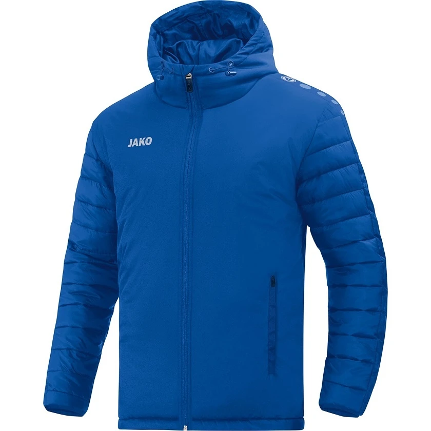 JAKO Hybrid-Stadionjacke Team (wasserabweisend, Wärmeisolation) Mit Kapuze Royalblau Herren 1 JAKO Hybrid-Stadionjacke Team (wasserabweisend, Wärmeisolation) Mit Kapuze Royalblau Herren