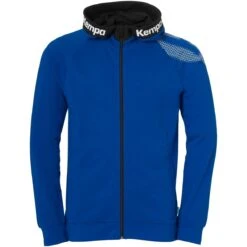 Kempa Kapuzenjacke (Hoodie) Full Zip Core 26 Royalblau Herren