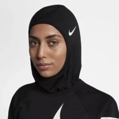 Nike Pro Hijab 2.0 Schwarz