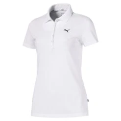 Puma Polo Essentials Weiss Damen