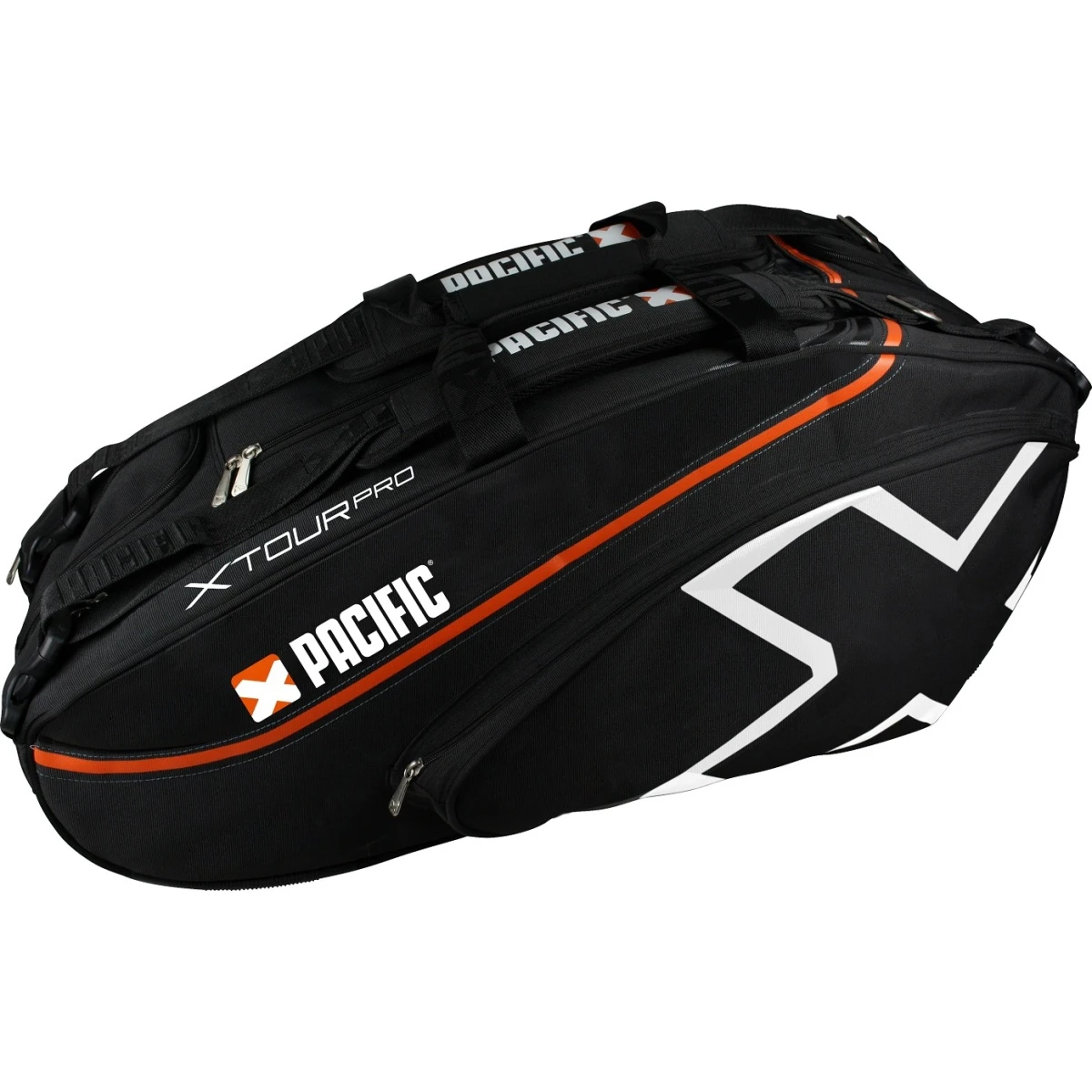 Pacific Racketbag X Tour Pro 2XL Schwarz/weiss 12er 1 Pacific Racketbag X Tour Pro 2XL Schwarz/weiss 12er