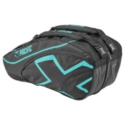 Pacific Tennis-Racketbag X Tour XL (Schlägertasche, 2 Hauptfächer, 1 Thermofach) Schwarz/petrol 6er -Tennis Meister Pacific pc 71340035 Tasche XL 2 1120x1120 1