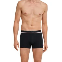 Schiesser Unterwäsche Boxershorts 95/5 Webgummibund Schwarz/rot Sortiert Herren - 3 Stück -Tennis Meister Schiesser 173772 909 Boxershort 95 5 3er 3 1200x1200 1