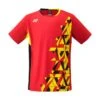 Yonex Badminton-Tshirt Crew Neck Graphic #22 Rot Herren
