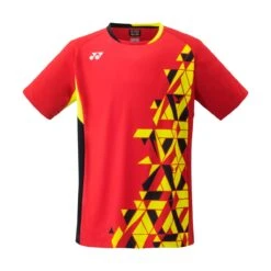 Yonex Badminton-Tshirt Crew Neck Graphic #22 Rot Herren