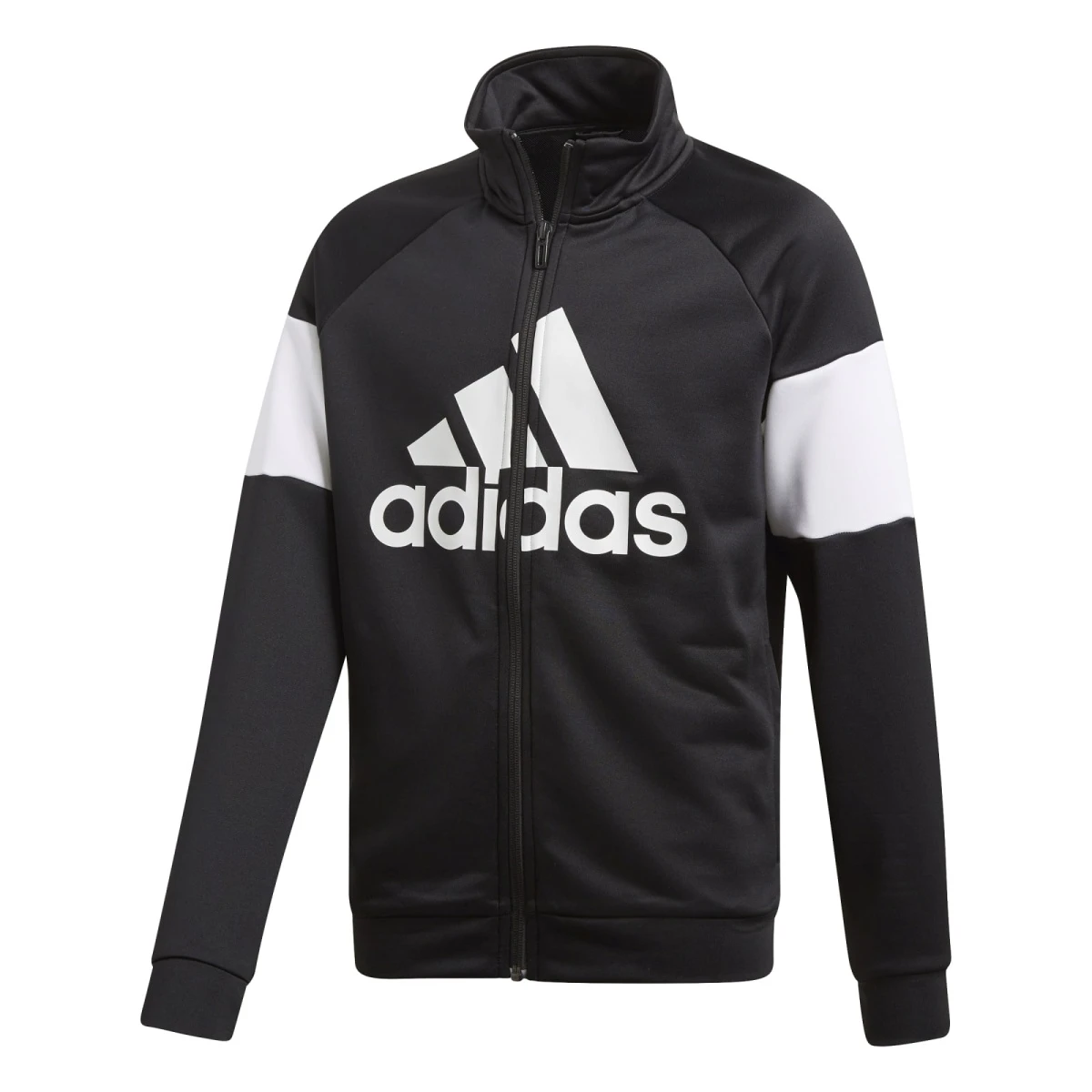 ADIDAS PERFORMANCE Adidas Trainingsanzug Badge Of Sport (100% Polyester) Schwarz/weiss Jungen 2 ADIDAS PERFORMANCE Adidas Trainingsanzug Badge Of Sport (100% Polyester) Schwarz/weiss Jungen – Bild 2