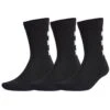 ADIDAS PERFORMANCE Adidas Sportsocken Crew Half Cushioned 3-Streifen Schwarz 3er