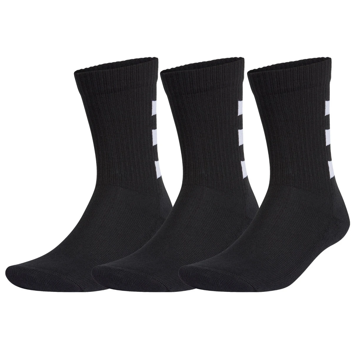 ADIDAS PERFORMANCE Adidas Sportsocken Crew Half Cushioned 3-Streifen Schwarz 3er 1 ADIDAS PERFORMANCE Adidas Sportsocken Crew Half Cushioned 3-Streifen Schwarz 3er