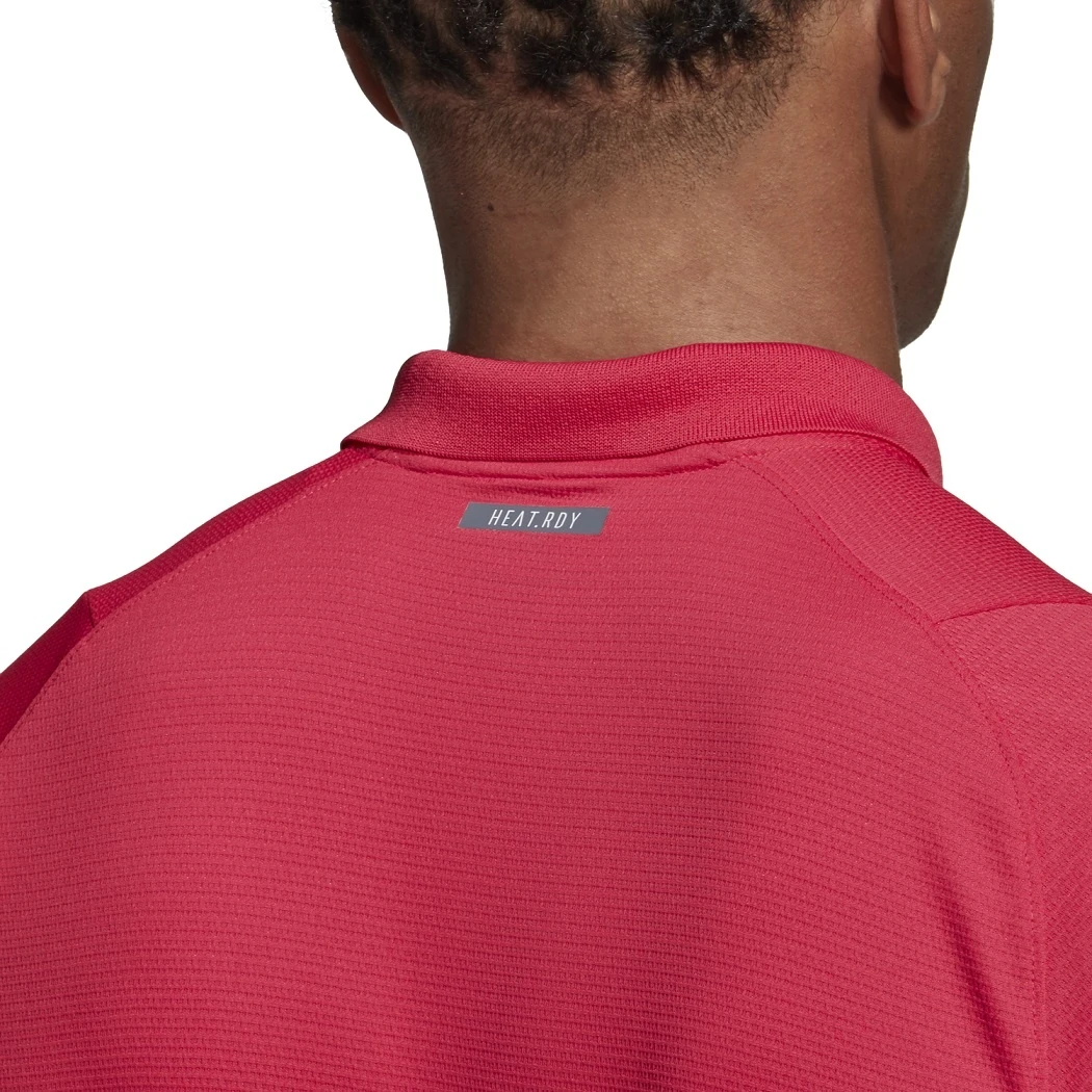 ADIDAS PERFORMANCE Adidas Tennis-Polo FreeLift Heat.Rdy Powerpink Herren 5 ADIDAS PERFORMANCE Adidas Tennis-Polo FreeLift Heat.Rdy Powerpink Herren – Bild 5
