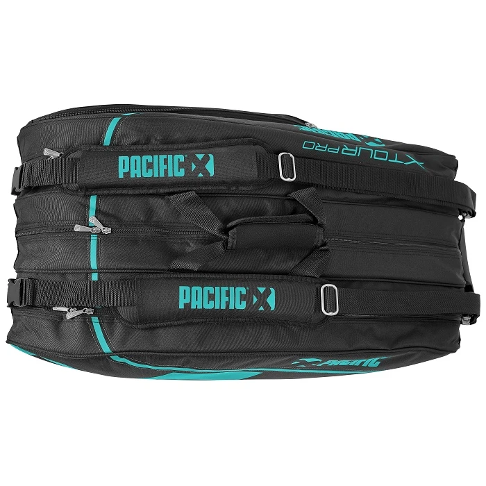 Pacific Racketbag (Schlägertasche) X Tour 2XL Schwarz/petrol 12er - 3 Hauptfächer (Thermofach) 3 Pacific Racketbag (Schlägertasche) X Tour 2XL Schwarz/petrol 12er - 3 Hauptfächer (Thermofach) – Bild 3